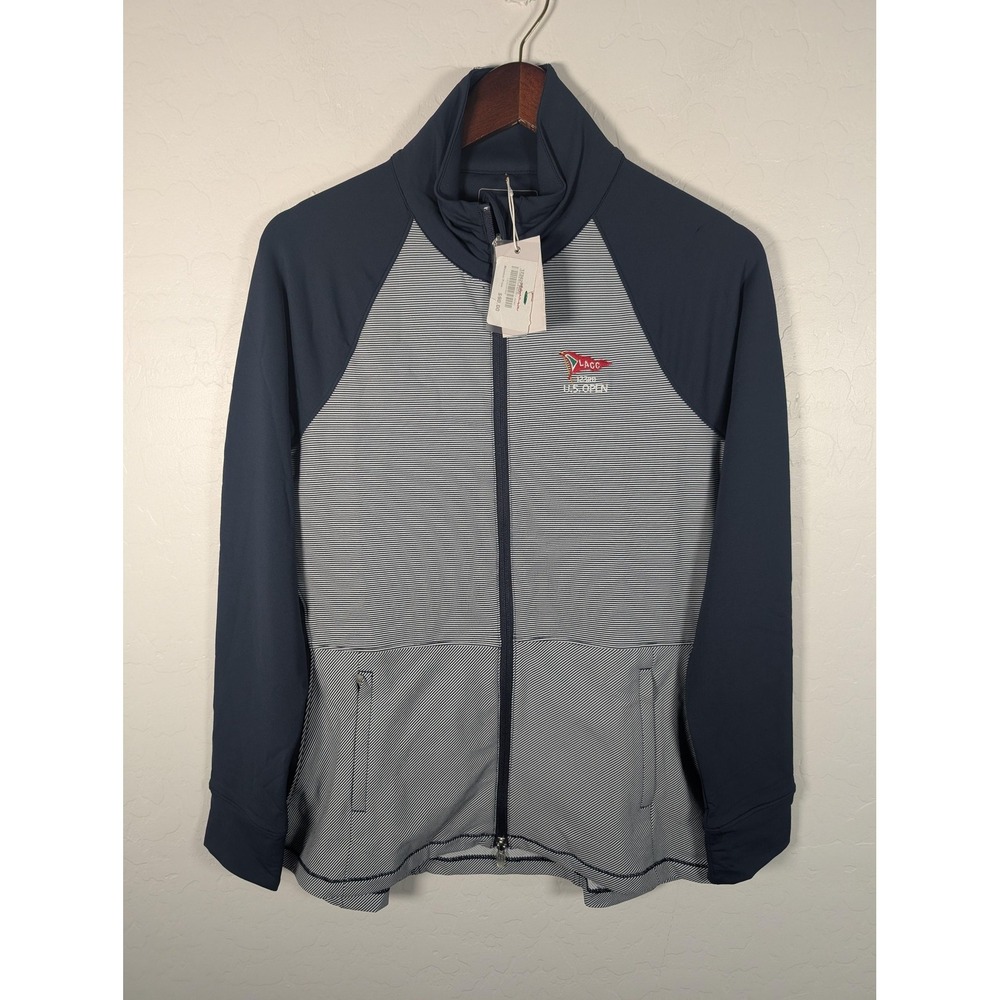 Peter Millar Jacket Womens Large Navy Full Zip Golf US Open LACC 2023 UPF 50+
